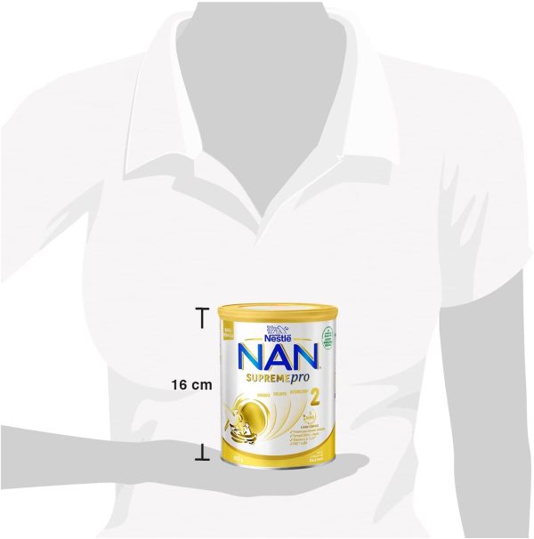 NESTL?? NAN SUPREMEpro 2, da 6 mesi. Latte di proseguimento in polvere, latta da 800g - immagine 2