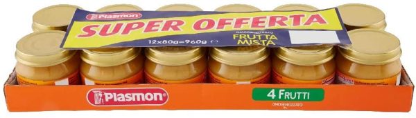 Plasmon Omogeneizzato 4 Frutti 12x80g - immagine 3