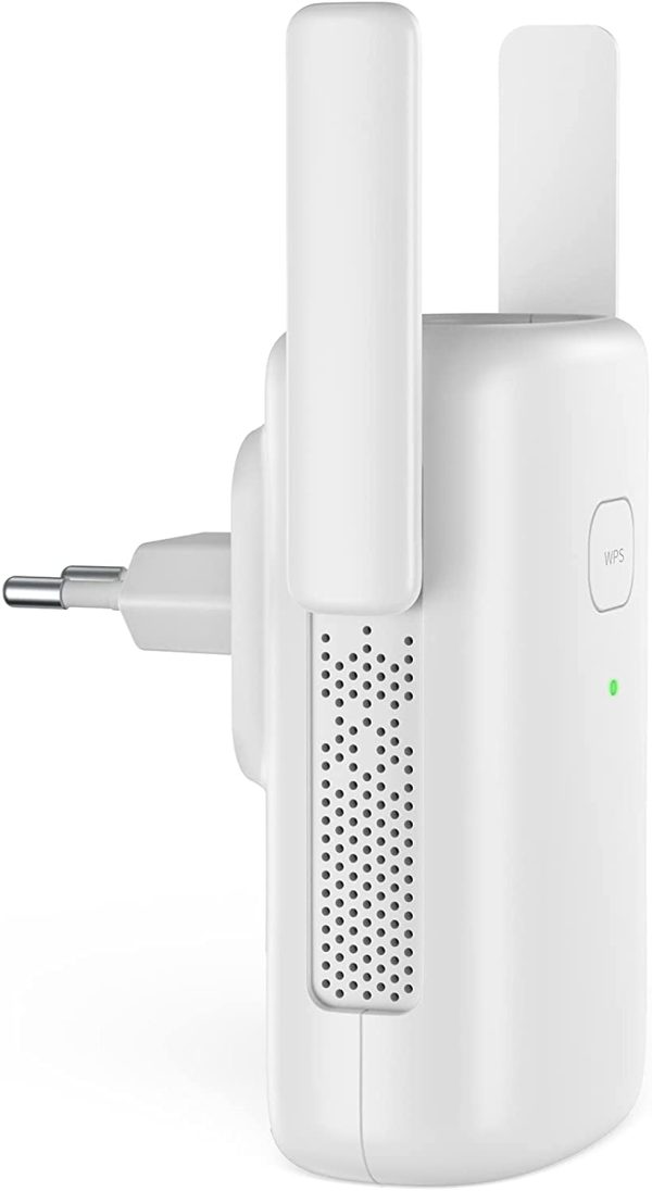 Ripetitore WiFi Wireless utilizzato per estendere la copertura di rete,1200Mbps, Supporta WiFi Repeater di rete a 2,4 GHz&5 GHz, WPS/AP/Bianco