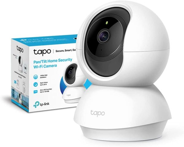 Telecamera Wi-Fi Interno Videocamera Sorveglianza 1080P, Visione Notturna, Audio Bidirezionale, Bianco - immagine 3