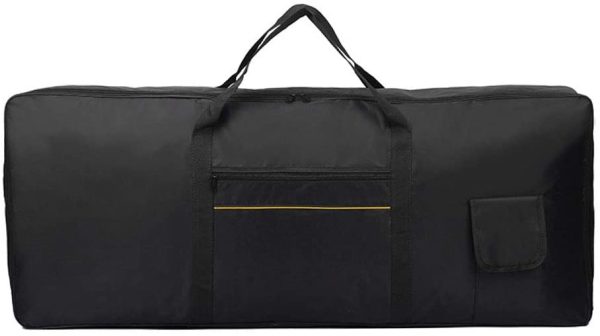 Borsa per tastiera a 61 tasti, custodia protettiva professionale, spessa imbottitura, portatile, impermeabile, antiurto, per organo elettronico e pianola