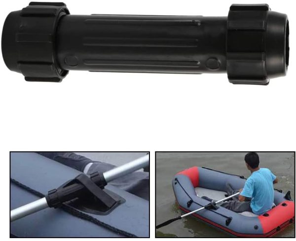 Your's Bath Set di 2 pagaie Kayak in alluminio, rimovibili, lunghezza ca. 203 cm, smontabile a 33 cm, doppio paddle per canoa, gommoni, materassi ad aria - immagine 5