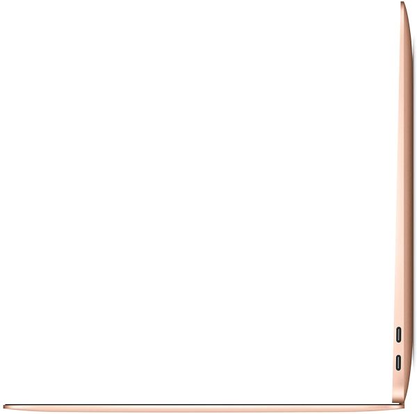 Apple PC Portatile MacBook Air 2020: Chip Apple M1, Display Retina 13", 8GB RAM, 512GB SSD, Tastiera retroilluminata, Videocamera FaceTime HD, Touch ID - Oro - immagine 2