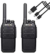 Retevis RT28 Walkie Talkie Ricaricabile PMR446 VOX Ricetrasmittente Portatile 16 Canali Woki Toki...