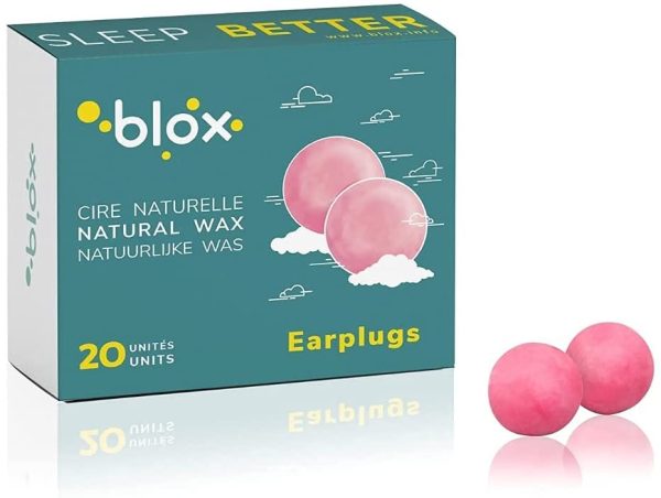 Blox Cera Naturale - Tappi Auricolari - Tappi per orecchie - In Cera Naturale - Per dormire, Sonno - 10 Paia - immagine 6