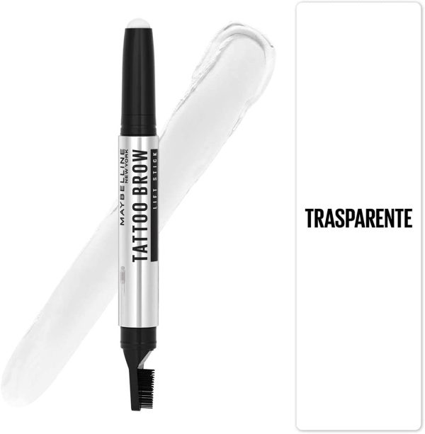 Maybelline New York Stick Sopracciglia Tattoo Brow Lift, Effetto Laminazione come da Salone fino a 24 H, Applicazione Facile e Veloce, Tonalit??: 00 Trasparente - immagine 3