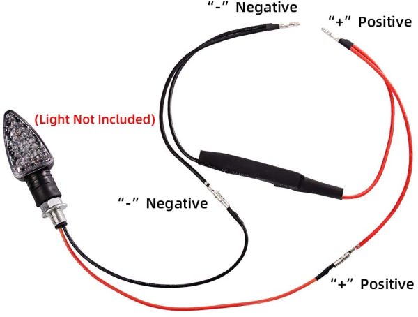 Moto LED lampeggiatore 4PCS 12V Motorbike Indicatore di direzione Indicatore di Resistenza Flash Fix Error (10W)