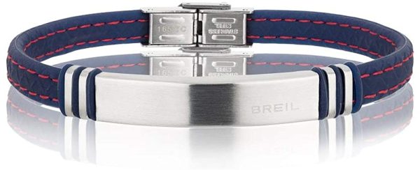 BREIL - Bracciale Uomo Savage - Cinturino in Acciaio e Silicone - Lunghezza 22 cm - immagine 2