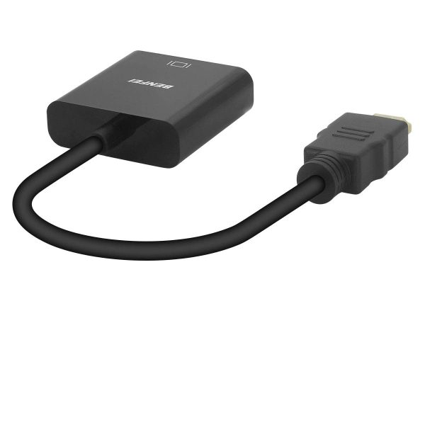 BENFEI Adattatore HDMI a VGA, HDMI-VGA Placcato in Oro (da Maschio a Femmina) per Computer, Desktop, Laptop, PC, Monitor, proiettore, HDTV, Chromebook, Raspberry Pi, Roku, Xbox e Altro - Nero - immagine 6