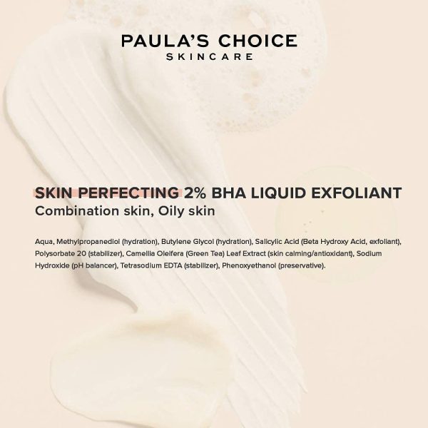 Paula's Choice Skin Perfecting 2% BHA Esfoliante Liquido - Peeling Viso Combatte i Brufoli, i Pori Dilatati e i Punti Neri - con Acido Salicilico - Pelli Miste o Grasse - Formato da Viaggio 30 ml - immagine 3