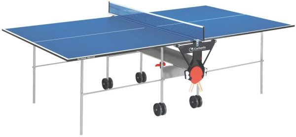 TAVOLO PING PONG TENNIS TAVOLO GARLANDO TRAINING INDOOR RIPIANO BLU - immagine 5