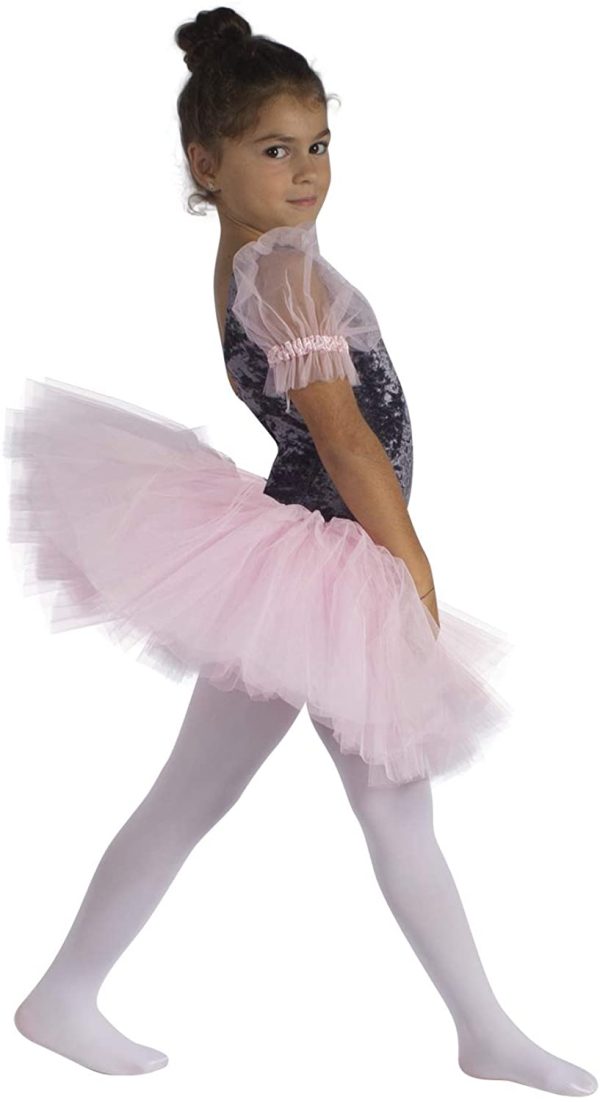 CALZITALY Collant Danza Bambina | Calze Ballet Bimba | 40 Den | Rosa, Nero, Naturale, Bianco | - immagine 2