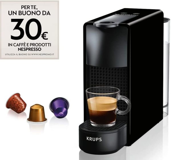 Krups  Macchina per capsule caff?? Essenza Mini XN1108 | 0,6 litri | 19 bar | Modalit?? risparmio energetico | Nero - immagine 5