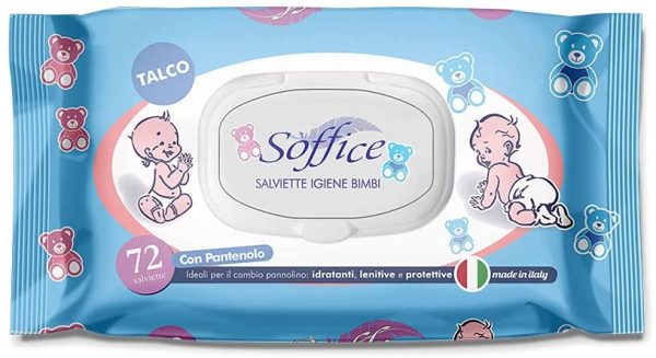 Soffice Salviette Baby Talco con Tappo 12 confezioni x 72 salviette - 370 g - immagine 4