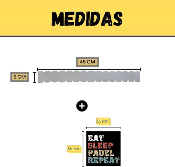 protezione racchetta padel - paracolpi padel - protezione racchetta padel trasparente confezione da 2 pezzi, con adesivo per paddle - immagine 6