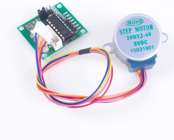 5 PZ 5V 28BYJ-48 ULN2003 Motore passo-passo con propulsione scheda modulo per motore Arduino - immagine 2