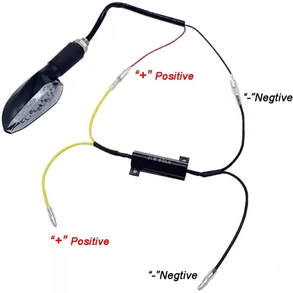 4 pz resistenza di carico resistore di potenza LED 21W 6 Ohm per mini indicatori LED SMD per frequenza di lampeggiamento destra (nuova versione) - immagine 6