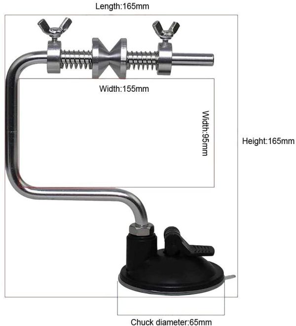 PAMRAY Portable Pesca Linea Avvolgitore Bobina Winder Spooler Sistema Alluminio Tackle