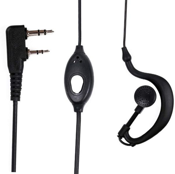 ? Baofeng Auricolare Cuffie Headset Earphone for Walkie Talkie Two Way Radio BF-888S / BF-777S / BF-666S / UV-5R / 5RA / 5RE, 2 Pack