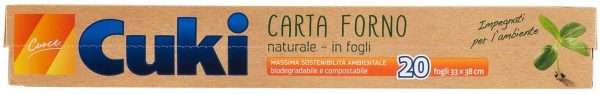 Cuki Carta Forno Naturale, 33 x 38cm, 20 Fogli - immagine 6