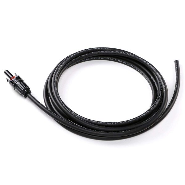 ANFIL 4mm2 / 12AWG Cavo di Prolunga per Pannelli Solari con Connettore Maschio e Femmina (3m rosso + 3m nero) - immagine 3