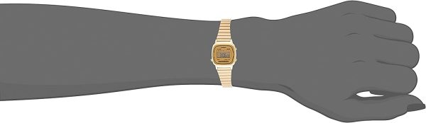 Casio Orologio Digitale al Quarzo Donna con Cinturino in Acciaio Inox LA670WGA-9DF