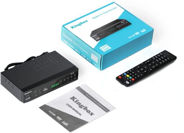 DVB-T2 Decoder Digitale Terrestre, Ricevitore Digitale Terrestre HDMI SCART Full HD 1080P H265 HEVC Main 10 Bit Riceve Tutti I Canali Gratuiti, Supporto MT7601 USB WiFi [Telecomando Universale 2in1] - immagine 2