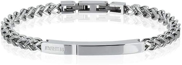 BREIL - Gioiello Collezione GROOVY, Bracciale e Collana da Uomo in Acciaio Inossidabile - immagine 2