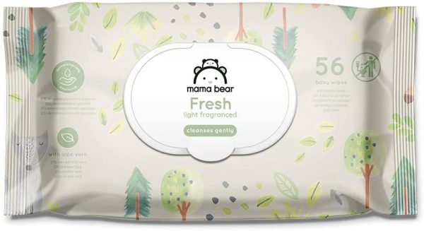 Marchio Amazon - Mama Bear Fresh Salviette umidificate per beb?? ?C 18 confezioni (1008 salviette) - immagine 5