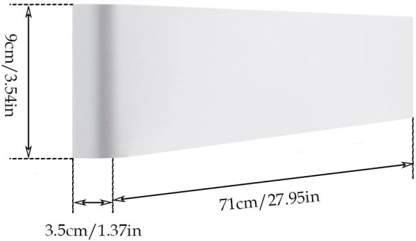 Applique da Parete Interni LED Impermeabile IP44 con Trasfomatore Lampada Parete Moderna Luce Bagno Specchio 24W Pari a 75W Luce Bianco Neutro 4000~4500K 3120 lumen Angolo a Fascio 120 Gradi - immagine 5