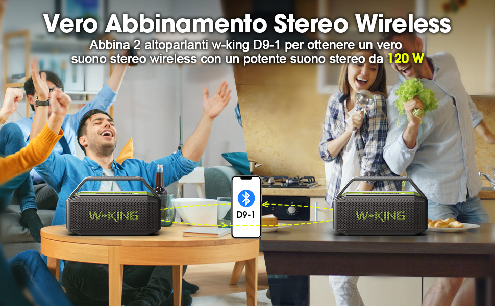 OTTIENI UN SISTEMA STEREO