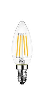 Lampadine Filamento LED C35 E14 Candela 806LM