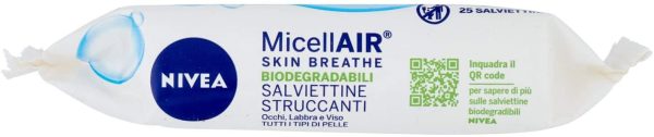 NIVEA Salviette struccanti micellari, 25pz, Bianco - immagine 5