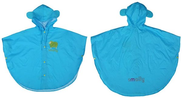 Bambino Impermeabile Poncho di Pioggia Incappucciato Mantella Antipioggia Bambina Riutilizzabile Cappotto di Pioggia Bambini Giacca da Pioggia