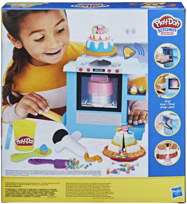 Hasbro Play-Doh Kitchen Creations - Playset Il Dolce Forno di Play-Doh, per Bambini dai 3 Anni in su, con 5 Colori di Pasta da Modellare Atossica - immagine 5