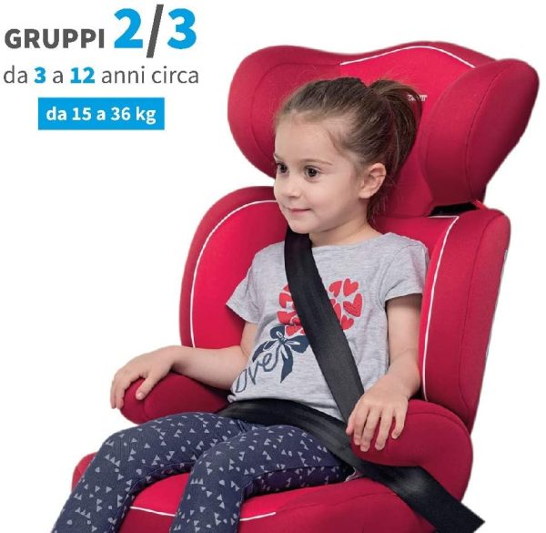 Foppapedretti Time duoFIX Seggiolino Auto per Gruppo 2-3, Bambini da 15 a 36 kg, Black - immagine 9