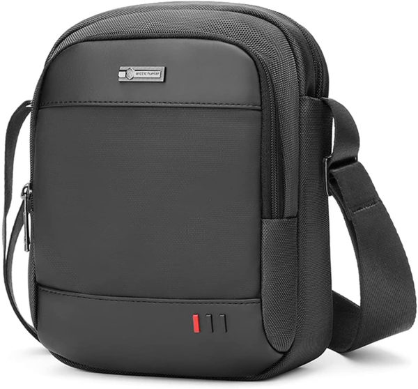 VINBAGGE 7.9" Pollici Borsello Uomo Borsa a tracolla Regolabile per tablet Impermeabile Multitasche Borsa Messenger per Viaggio Ufficio Lavoro e Uso Quotidiano - immagine 4