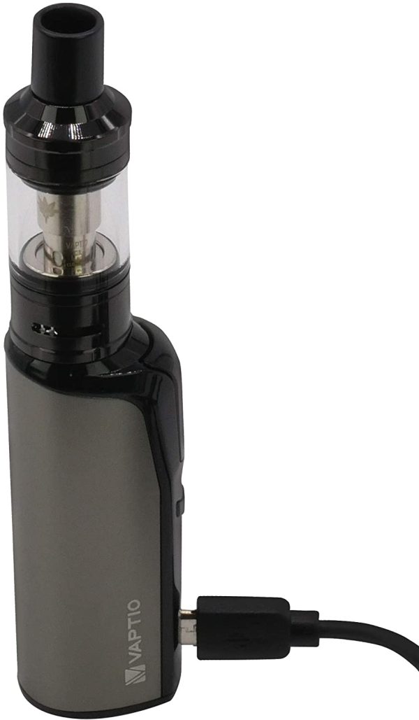 VAPTIO Cosmo Kit Starter Kit con batteria da 1500 mAh 30 W di potenza Sigaretta elettronica Kit Vape con Serbatoio Como da 2,0 ml,No E Liquido No Nicotina (Blu) - immagine 6