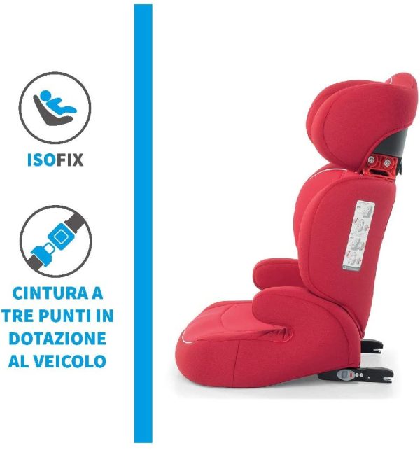 Foppapedretti Time duoFIX Seggiolino Auto per Gruppo 2-3, Bambini da 15 a 36 kg, Black - immagine 3