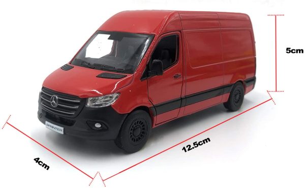 modellismo Furgone in scala mercedes benz (Truck Red) - immagine 5