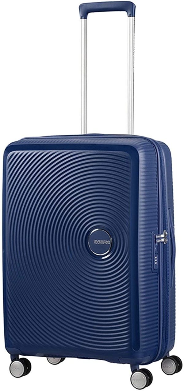 AMERICAN TOURISTER Soundbox - Spinner L Espandibile Bagaglio a Mano, Spinner L (77 cm - 110 L), Blu (Midnight Navy) - immagine 3