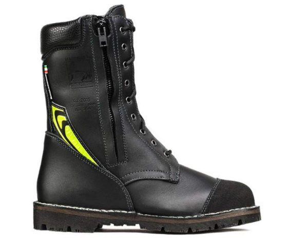 Amphibious boot Bota anfibia Amphibienstiefel Botte amphibie TREEMME stivale anfibio pelle ignifuga suola HIKER gomma antiperforazione KEVLAR con puntale fodera in pelle Made in Italy cod. 1100