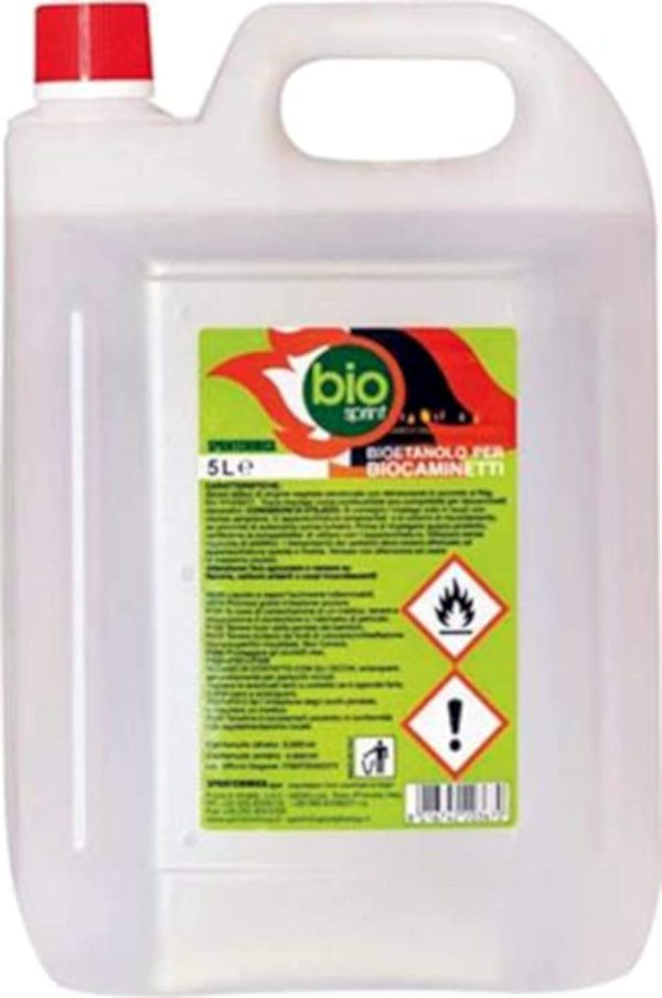 4x5 latte Bioetanolo combustibile stufe  5 lt 99,9% inodore no fumo naturale no zolfo