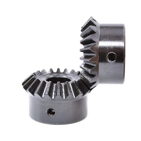 2 pezzi Rapporto 1: 1 in acciaio al carbonio Bevel Gear 1Module 20/25/30 Denti Alesaggio foro 6/8/10/12mm di Gear Wheel