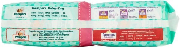 Pampers Baby Dry Pannolini, Taglia Midi, Confezione da 56 Pannolini - immagine 3