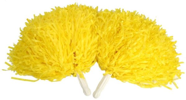 VGEBY 2pcs Cheerleading Pom Poms Cheerleader PON-PON Accessori Sportivi da Ballo - immagine 2