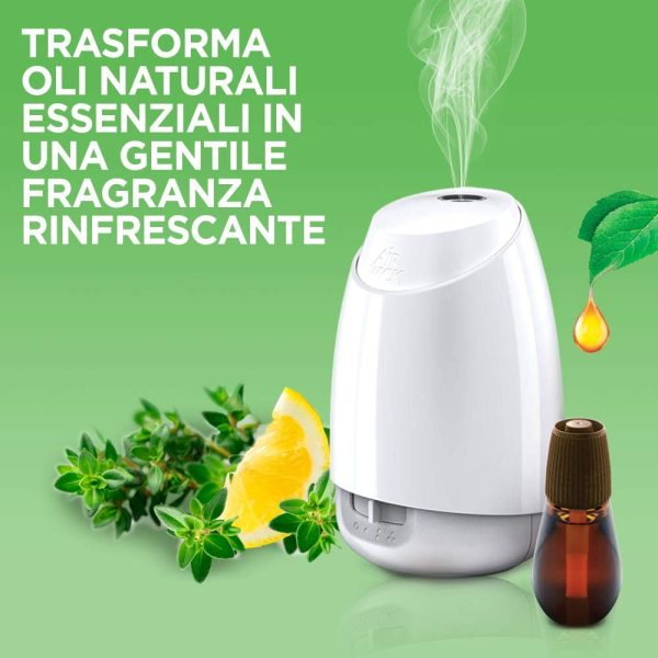 Airwick Ricariche per Diffusore di Oli Essenziali, fragranza Timo e Limone rinfrescanti - Confezione da 1 Ricarica - immagine 3