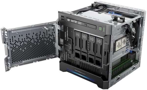 HPE ProLiant Microserver Gen8 | Intel Xeon E3-1220l V2 2.3Ghz | Ram 8Gb ECC | Raid Controller 4 Bay + ODD | 2 Gigabit + iLO | 2x 3 TERA (Ricondizionato) - immagine 2