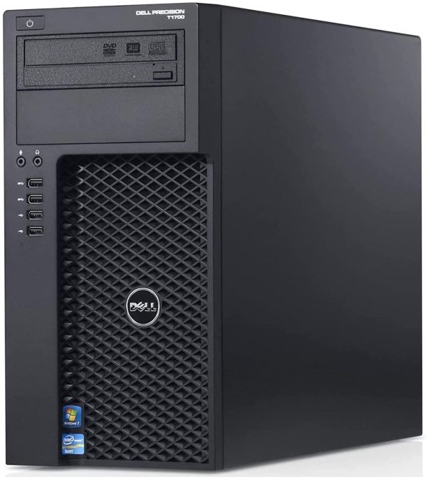 Precision T1700 Tower PC Computer Intel Core i7-4770 Ram 8GB SSD 240GB Windows 10 Pro (Ricondizionato) - immagine 3