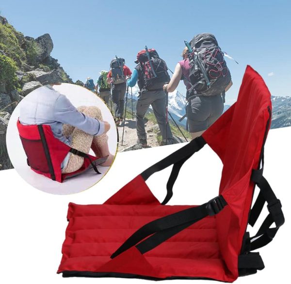 Ysislybin Kajak - Cuscino per kayak con schienale, regolabile e resistente, colore: rosso - immagine 5